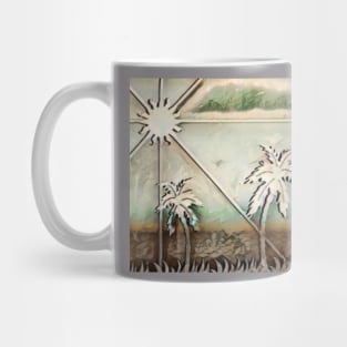 Sun And Palm Trees Mug